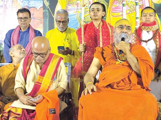महामाया मंदिर का पंचांग विमोचित