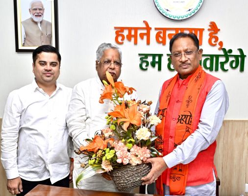 साय से मिले निगम- मंडल के नव नियुक्त अध्यक्ष