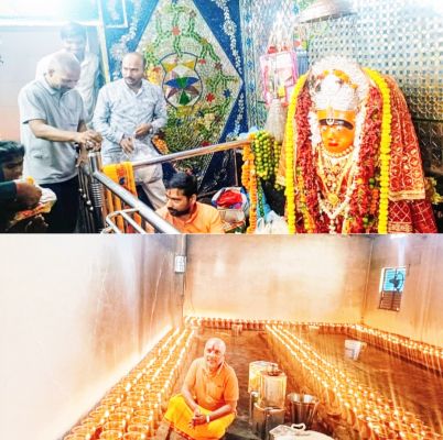 माँ महामाया मंदिर में 2172 मनोकामना ज्योत प्रज्ज्वलित
