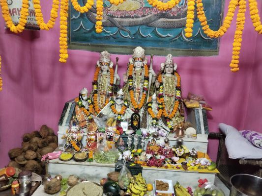  रामनवमी की धूम, महाप्रसाद भोग के साथ महाआरती, भजन कीर्तन