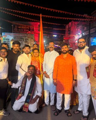 रामनवमी पर निकली भव्य शोभायात्रा