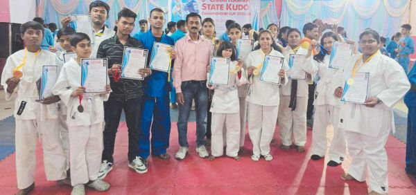 सरगुजा को 8 स्वर्ण, 3 रजत और 4 कांस्य, राज्य कूड़ो में द्वितीय स्थान पर