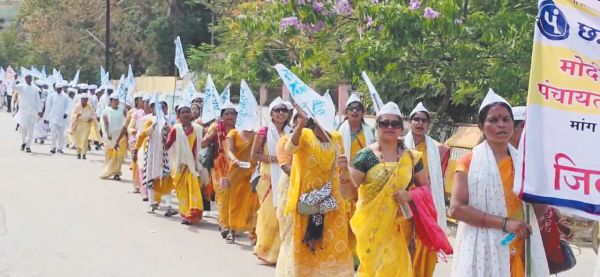 नियमितीकरण की मांग पर पंचायत सचिवों की हुंकार, रैली के बाद अब दिल्ली कूच की तैयारी