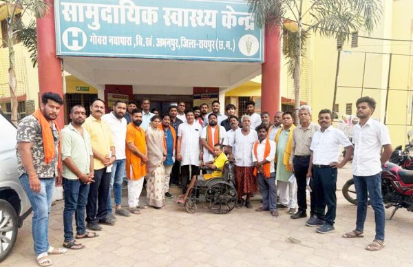 नवापारा सीएचसी में जीवनदीप समिति की बैठक 