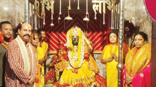 माता हिंगलाजिन के दरबार में माथा टेक कर की प्रार्थना, वार्षिक मंडई की तैयारी पूर्ण