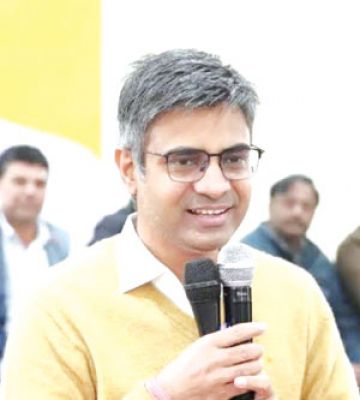 प्रदेश प्रभारी राज्यसभा सदस्य डॉ. संदीप पाठक का कल नगर आगमन