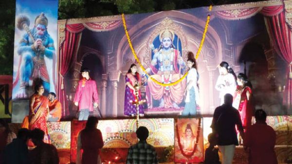 भक्ति गीतों पर झूमे रामभक्त