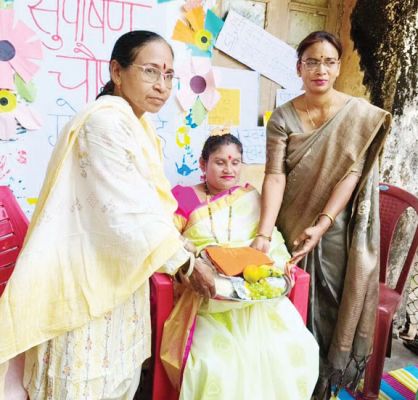 आंगनबाड़ी केन्द्र में पोषण पखवाड़ा