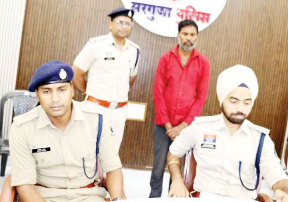 नशीली इंजेक्शन-गांजा संग आरोपी गिरफ्तार