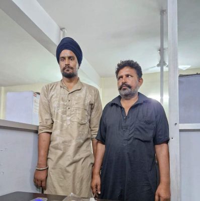 12 ग्राम से अधिक हेरोइन चिट्टा के साथ पंजाब  के दो युवक गिरफ्तार