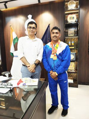 नांदगांव के आरक्षक सितलेश का चयन
