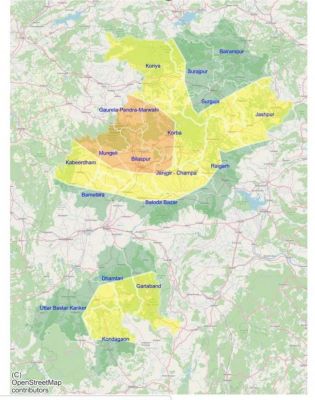 देर शाम तक बिलासपुर से गरियाबंद तक आंधी बारिश 