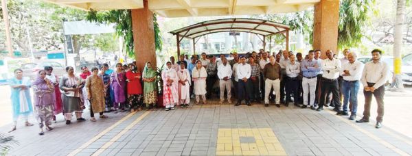 पहलगाम हमला, बीमा कर्मियों का प्रदर्शन, आनंदम सिटी में श्रद्धांजलि