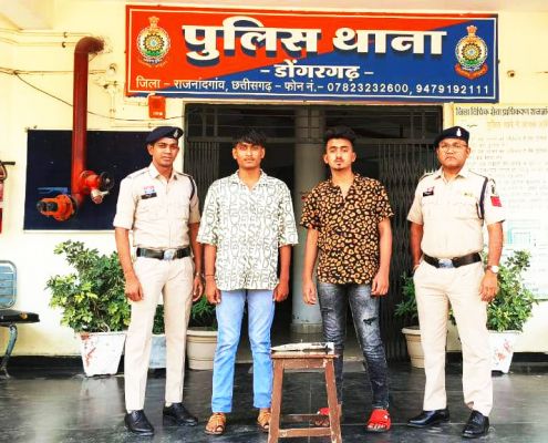 चाकू की मूठ से हमला,  2 आरोपी गिरफ्तार