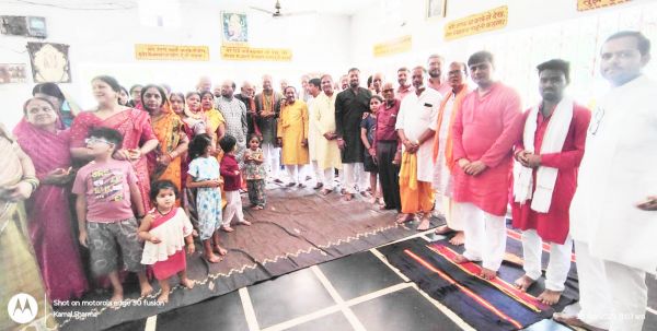 ब्राह्मण समाज ने मनाया भगवान परशुराम का जन्मोत्सव