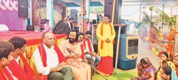 गोजी के शिवशक्ति महायज्ञ में शामिल हुए विधायक चन्द्राकर