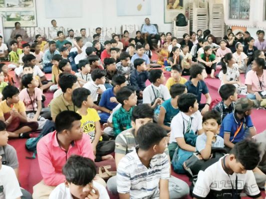 ‘उमंग’ समर कैम्प  का दूसरा दिन खुशी दिवस के रूप में मना