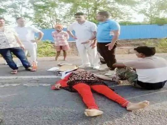  सडक़ हादसे में शिक्षिका की मौत