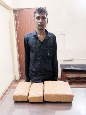 8 किलो गांजा लेकर जोधपुर जा रहा युवक गिरफ्तार