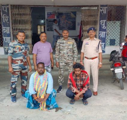 44 मवेशियों को तस्करों से कराया मुक्त , दो गिरफ्तार