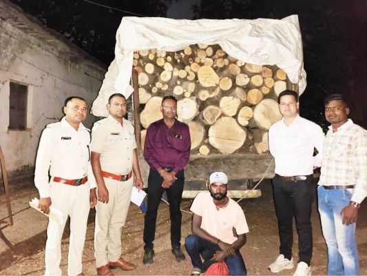 अवैध परिवहन के खिलाफ वन विभाग की बड़ी कार्यवाही