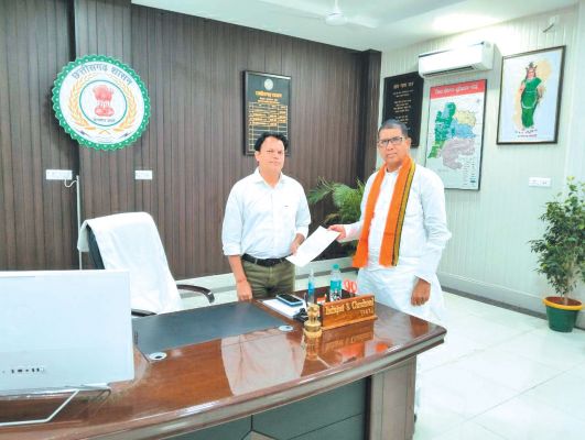 प्रभावित फसलों का किसानों को क्षतिपूर्ति दिलाने सर्वे कराने की मांग