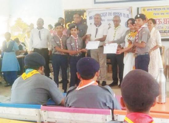 स्काउट-गाइड रोवर रेंजर सम्मानित