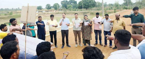 हमर गांव हमर पानी महाभियान: जिला स्तर वृहद श्रमदान, जल संरक्षण की ली शपथ