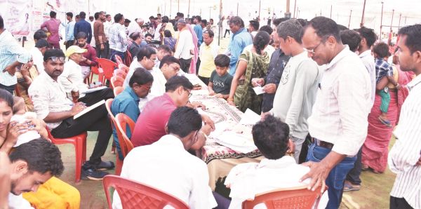 करमतरा कलस्टर में 1994 आवेदनों का निराकरण