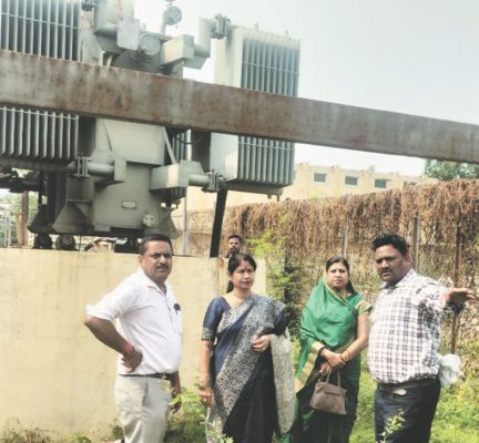  फिल्टर प्लांट में चल रहे विद्युत मेंटेनेंस का महापौर ने किया निरीक्षण
