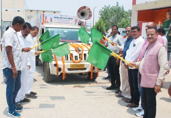 विकसित कृषि संकल्प अभियान, प्रचार रथ रवाना