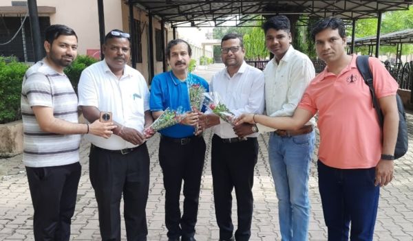 एआईसीएफ आयोजन समिति के सदस्य मोहंती का स्वागत