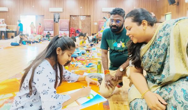 पर्यावरण दिवस के पूर्व प्रकृति  के प्रति बच्चों का उत्साह