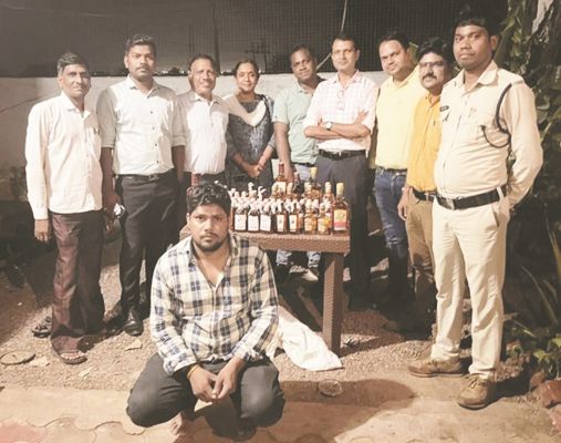 एमपी की अवैध शराब जब्त