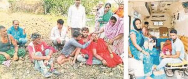 खेत की मेढ़ को लेकर दो पक्षों में विवाद, 22 लहूलुहान, 8 गंभीर