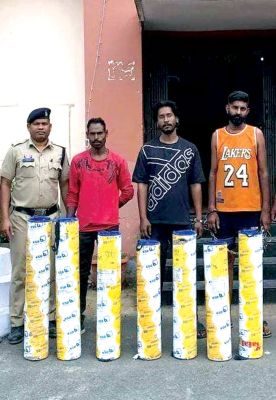  फैक्ट्री से दो लाख से अधिक के पंप मोटर चोरी करने वाले 3 गिरफ्तार