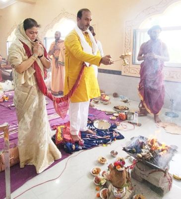 माँ गोदावरी आनंद वन आश्रम में मंदिर निर्माण व प्राण प्रतिष्ठा महोत्सव