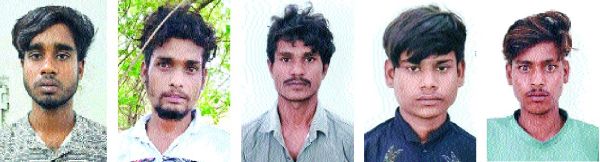 हाफ मर्डर के 5 आरोप लडक़े गिरफ्तार