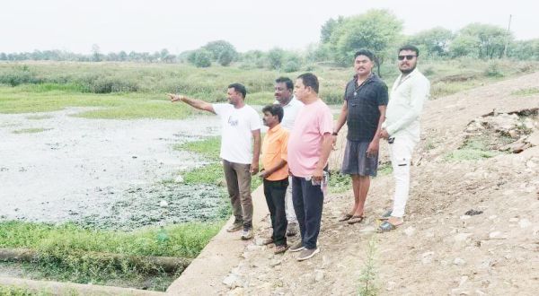 नपा.उपाध्यक्ष भूपेंद्र सोनी ने किया पुराने इंटेकवेल का निरीक्षण