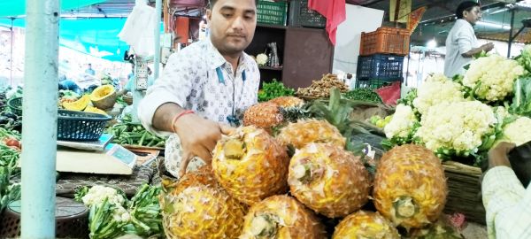 अनानास की भरपूर आवक