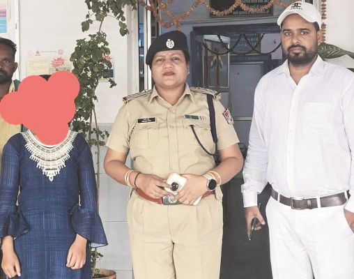 नांदगांव रेसुब ने नाबालिग  को परिजनों से मिलाया