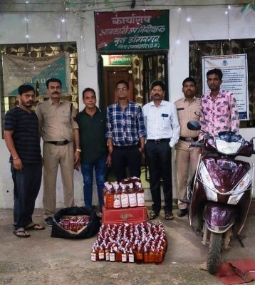 मप्र की अंग्रेजी व कच्ची महुआ  शराब और महुआ लाहन जब्त