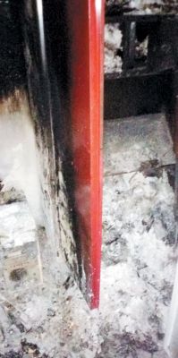 पंचायत भवन में लगाई आग, दस्तावेज खाक