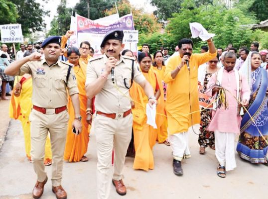 नशा मुक्ति अभियान:  जागरूकता रैली निकाली