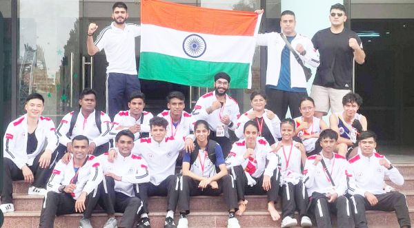 सीनियर एशियन म्यूथाई चैंपियनशिप में दल्लीराजहरा के भावजोत और शुभम को कांस्य