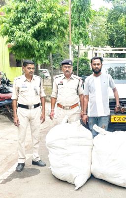 80 लाख का 4 क्विंटल गांजा संग युवक गिरफ्तार