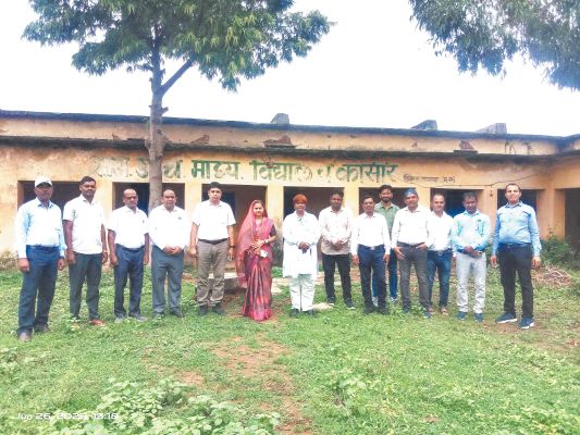 कोसीर में नवीन कॉलेज के लिए निरीक्षण, जांच टीम ने ली जानकारी