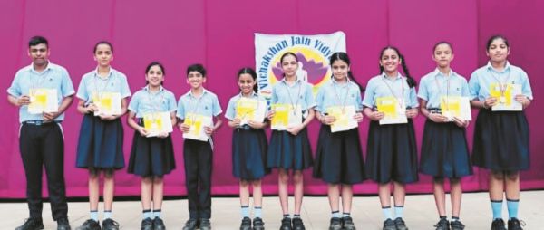 गणित ओलंपियाड में विचक्षण जैन विद्यापीठ के छात्रों की शानदार जीत