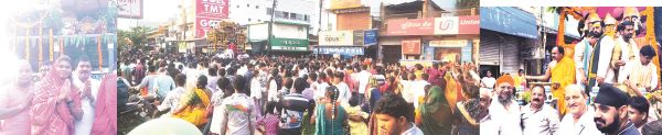  जगन्नाथ क ी रथयात्रा में उमड़ा जन सैलाब