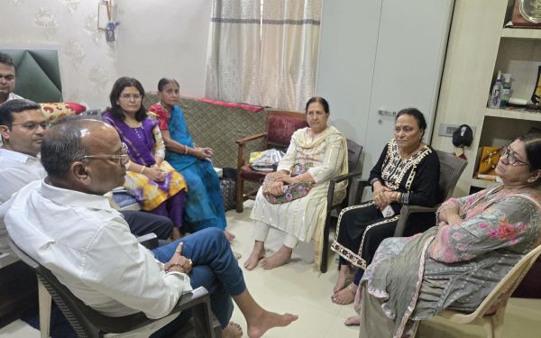 कुरूद में सुरेंन्द्र दुबे को दी श्रद्धांजलि